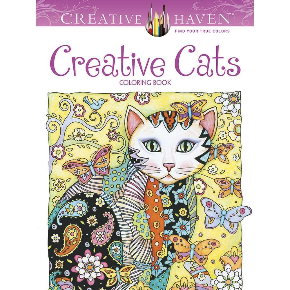 Creative Haven Creative Cats Coloring Book-Dover Publications-The Red Balloon Toy Store