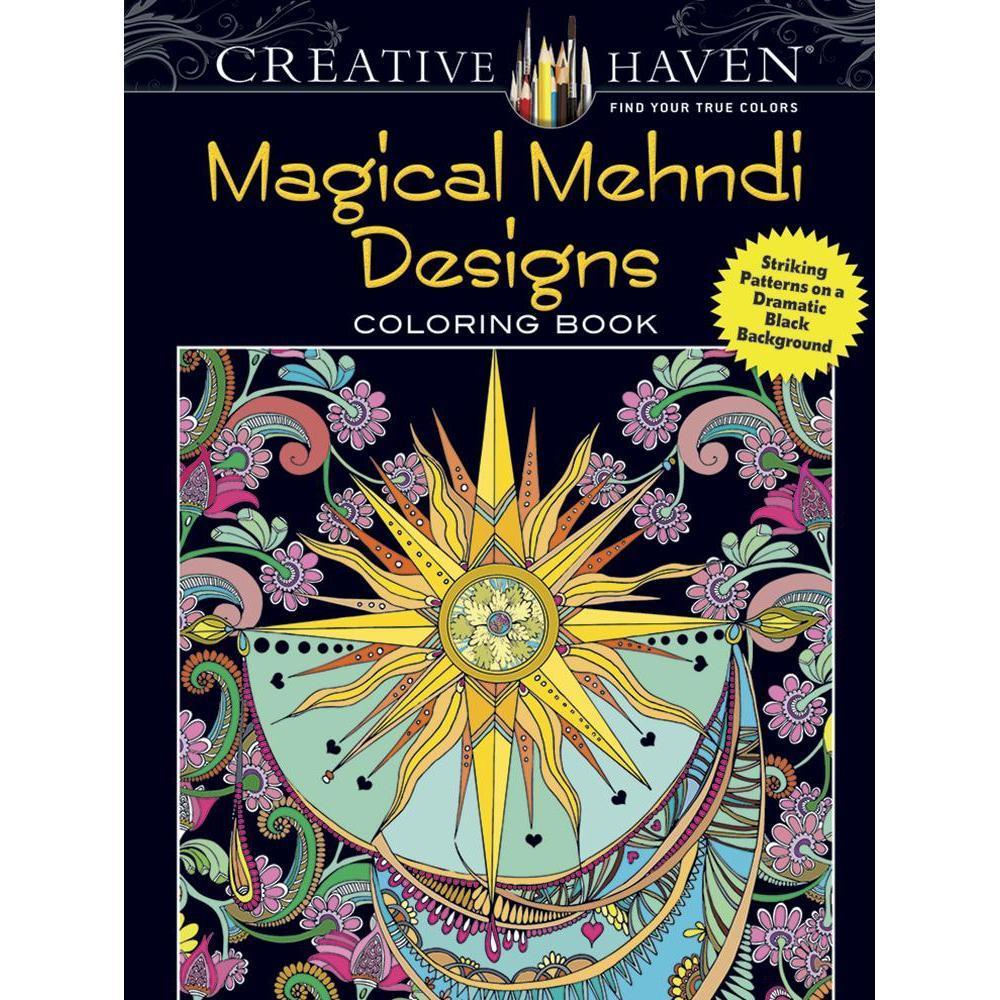 Creative Haven Magical Mehndi Designs Coloring Book-Dover Publications-The Red Balloon Toy Store