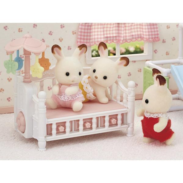 Crib with Mobile-Calico Critters-The Red Balloon Toy Store