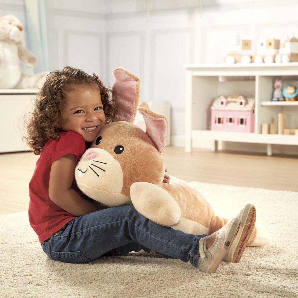 Cuddle Bunny Jumbo Plush Stuffed Animal-Melissa & Doug-The Red Balloon Toy Store
