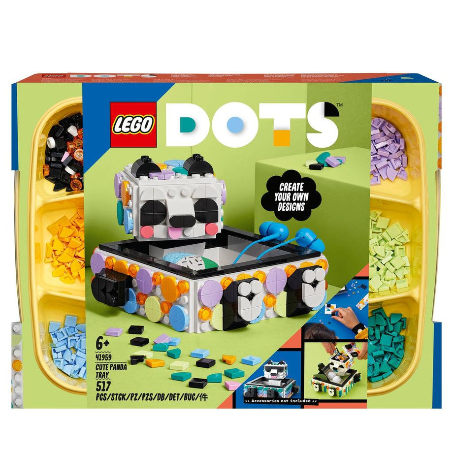 Cute Panda Tray - LEGO 41959 – The Red Balloon Toy Store