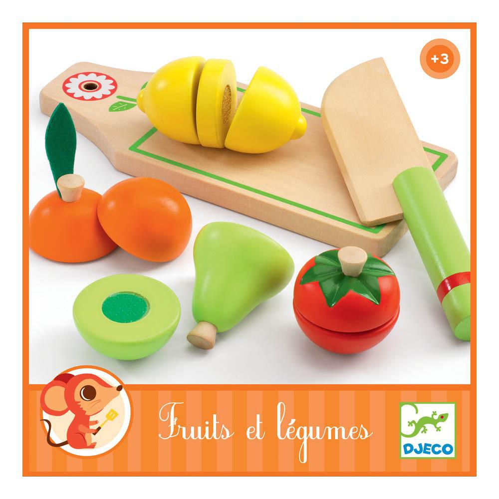 Cutting Fruit & Vegetables-Djeco-The Red Balloon Toy Store