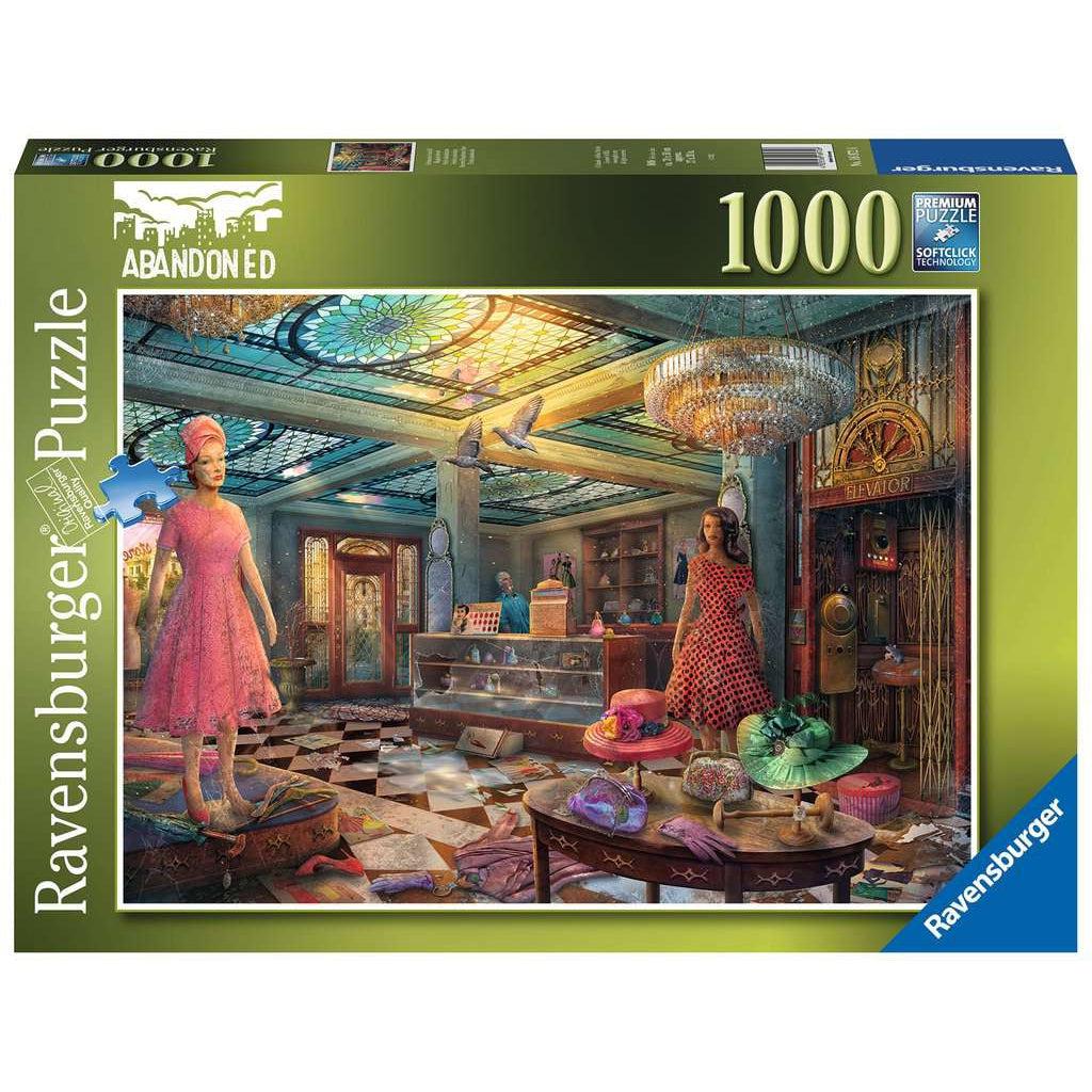 Ravensburger puzzle box | Abandoned series  | Image: Run down luxury department store | 1000pcs
