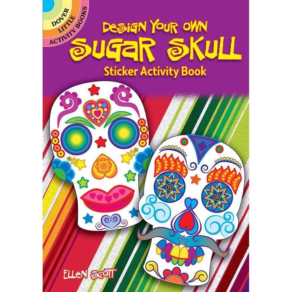 Design Your Own Sugar Skull Sticker Activity Book-Dover Publications-The Red Balloon Toy Store