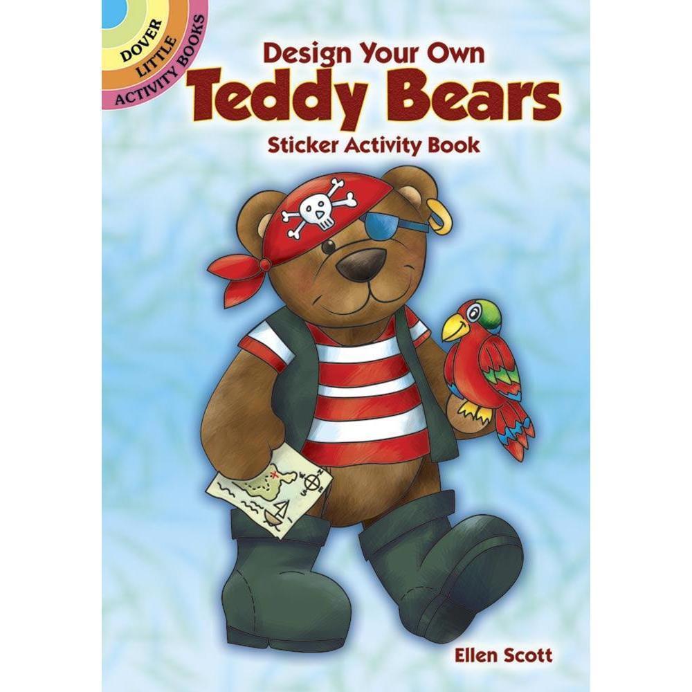 Design Your Own Teddy Bears Sticker Activity Book-Dover Publications-The Red Balloon Toy Store