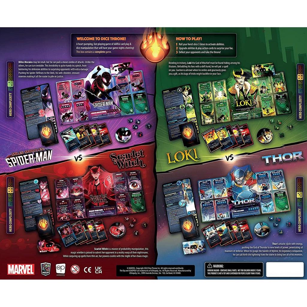 Dice Throne: Marvel - 4 Hero Box-USAopoly-The Red Balloon Toy Store