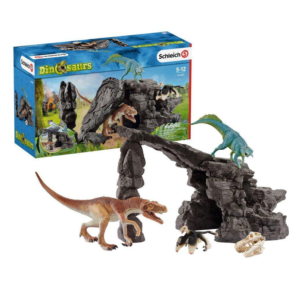 Dino Set with Cave-Schleich-The Red Balloon Toy Store