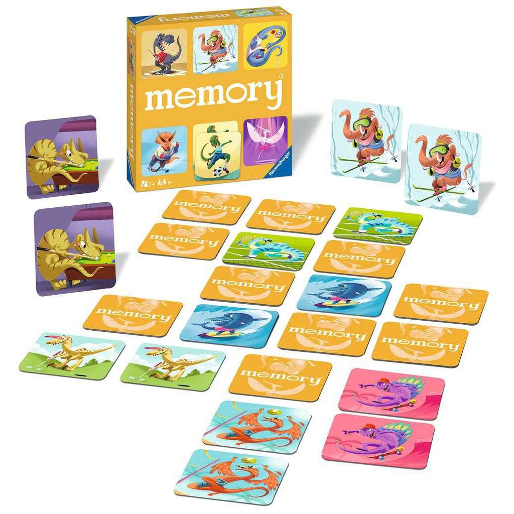 Dino Sports Memory Game-Ravensburger-The Red Balloon Toy Store