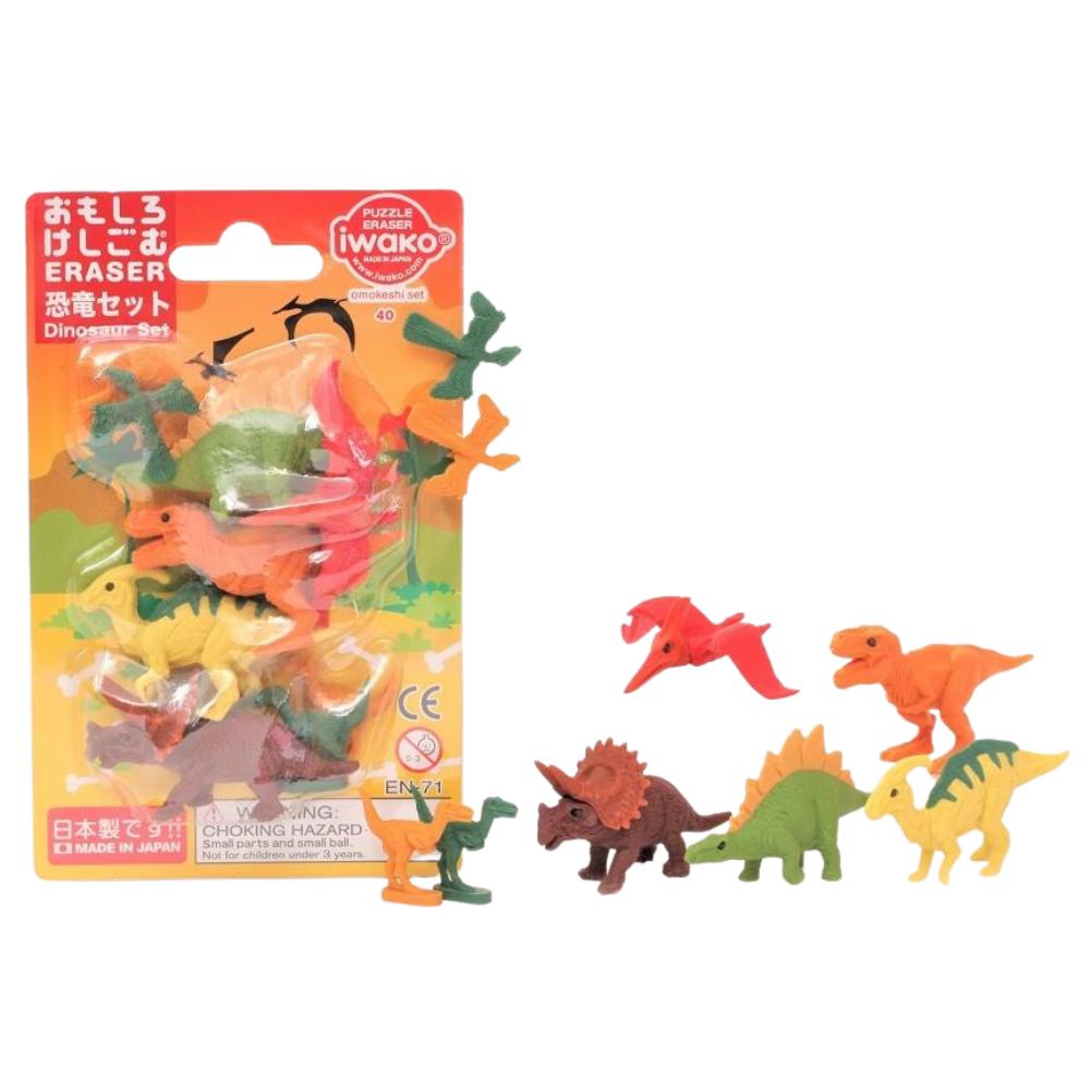 Dinosaur Erasers-Iwako-The Red Balloon Toy Store