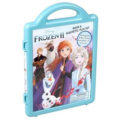 The activity book comes in a plastic case that snaps closed, the cover shows the main characters from frozen 2.