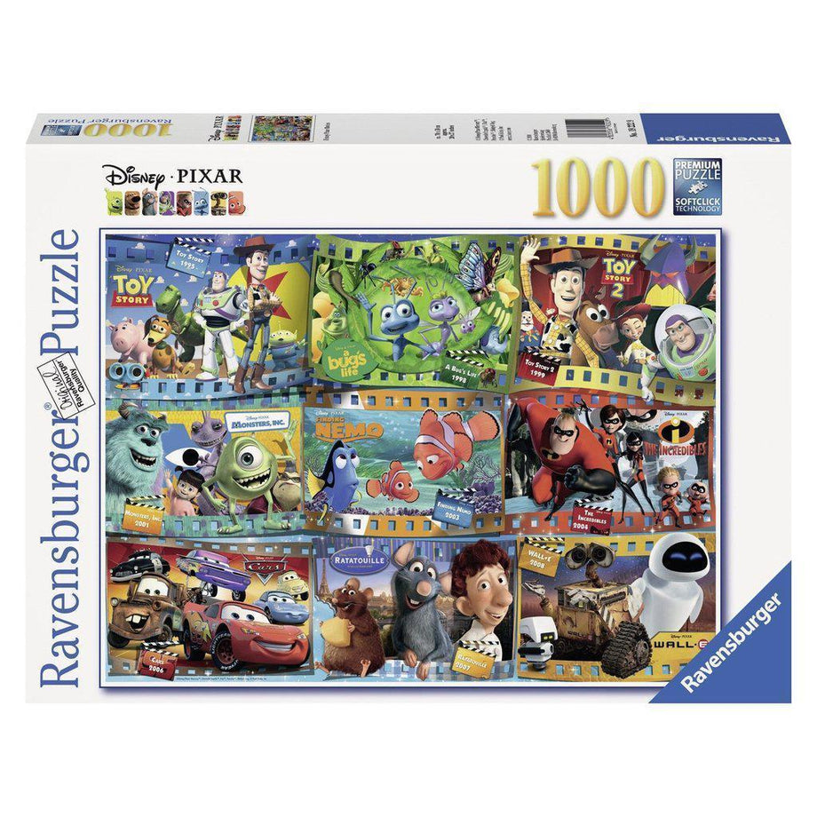 Disney Pixar Collection: Disney-Pixar Movies 1000pc - Ravensburger