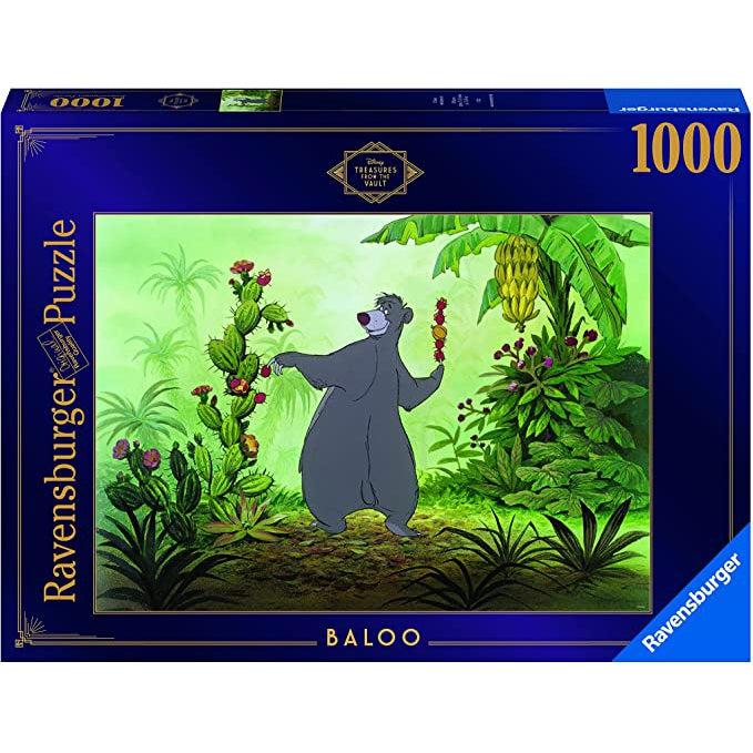 Puzzle box | Image of Disney's Baloo picking fruit in a jungle | 1000pcs