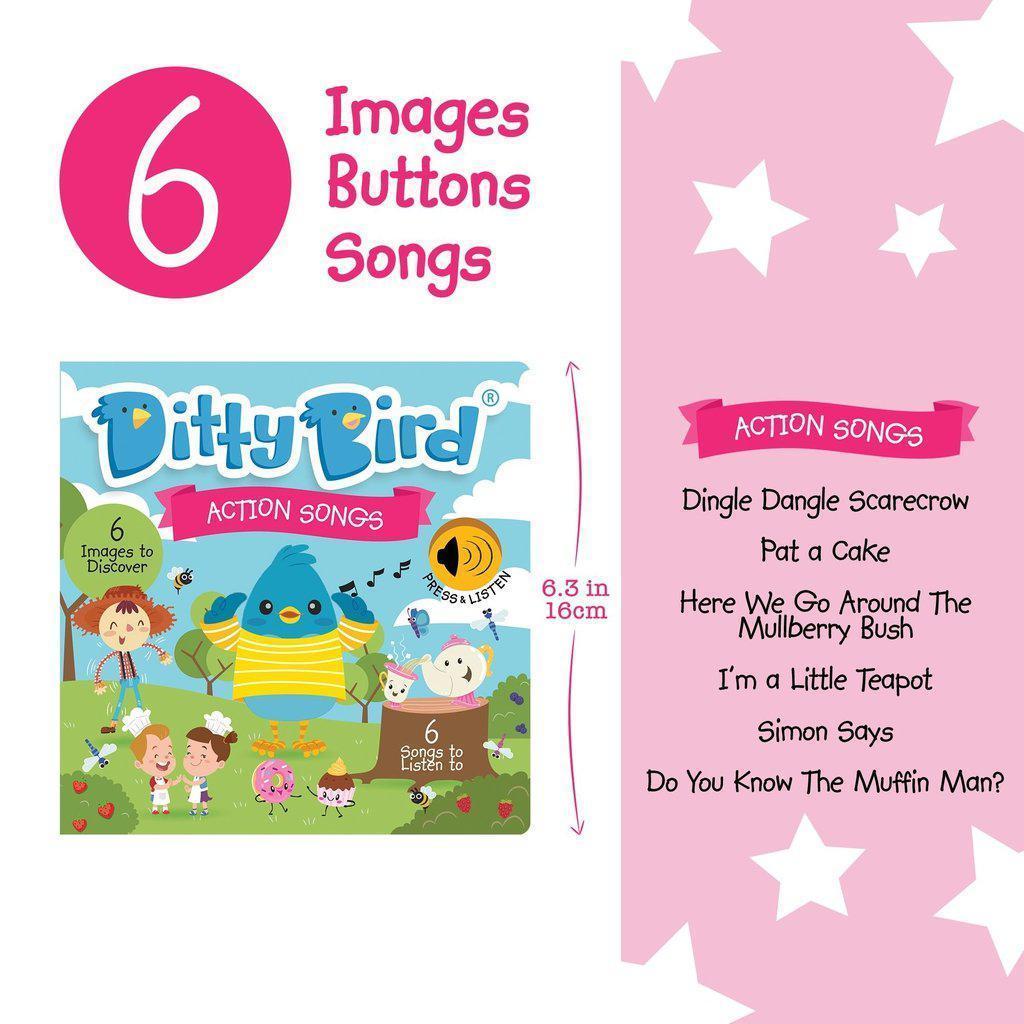 Ditty Bird Action Songs-Ditty Bird-The Red Balloon Toy Store