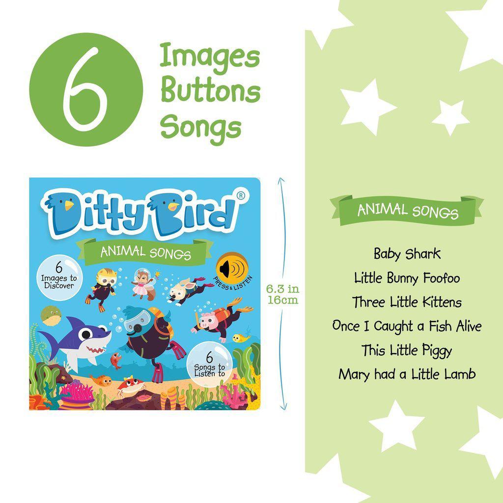 Ditty Bird - Animal Songs-Ditty Bird-The Red Balloon Toy Store