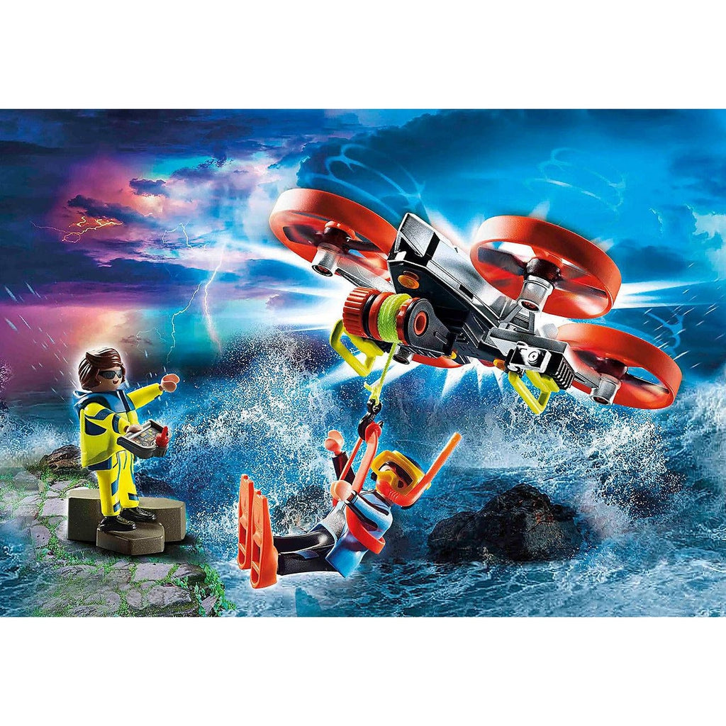 Diver Rescue with Drone-Playmobil-The Red Balloon Toy Store