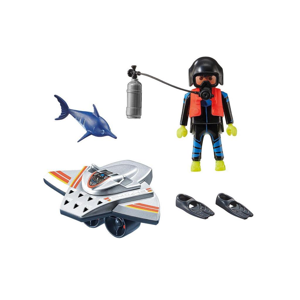 Diving Scooter-Playmobil-The Red Balloon Toy Store