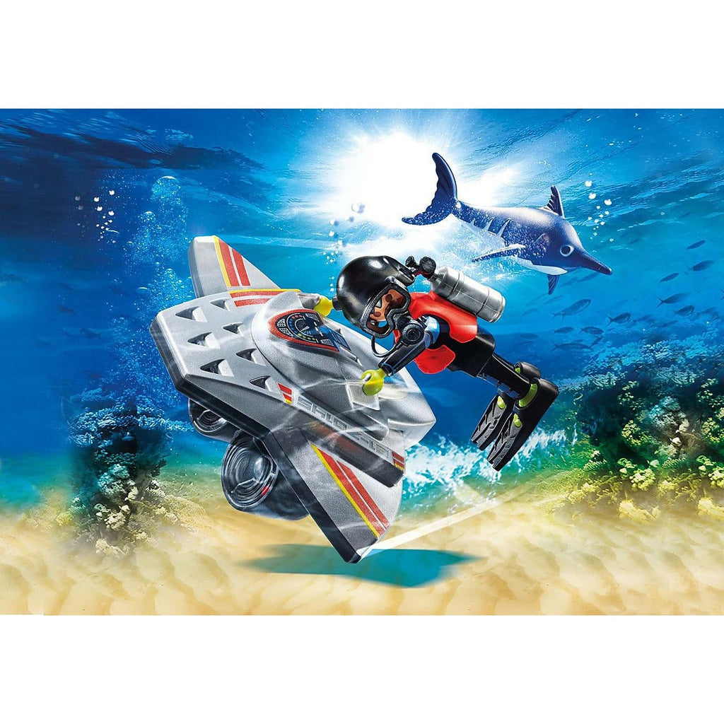 Diving Scooter-Playmobil-The Red Balloon Toy Store