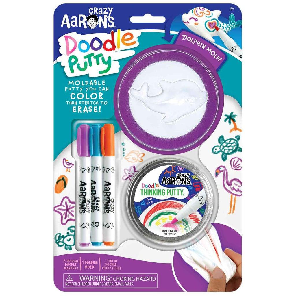 Doodle Thinking Putty - Dolphin Mold-Crazy Aaron's-The Red Balloon Toy Store