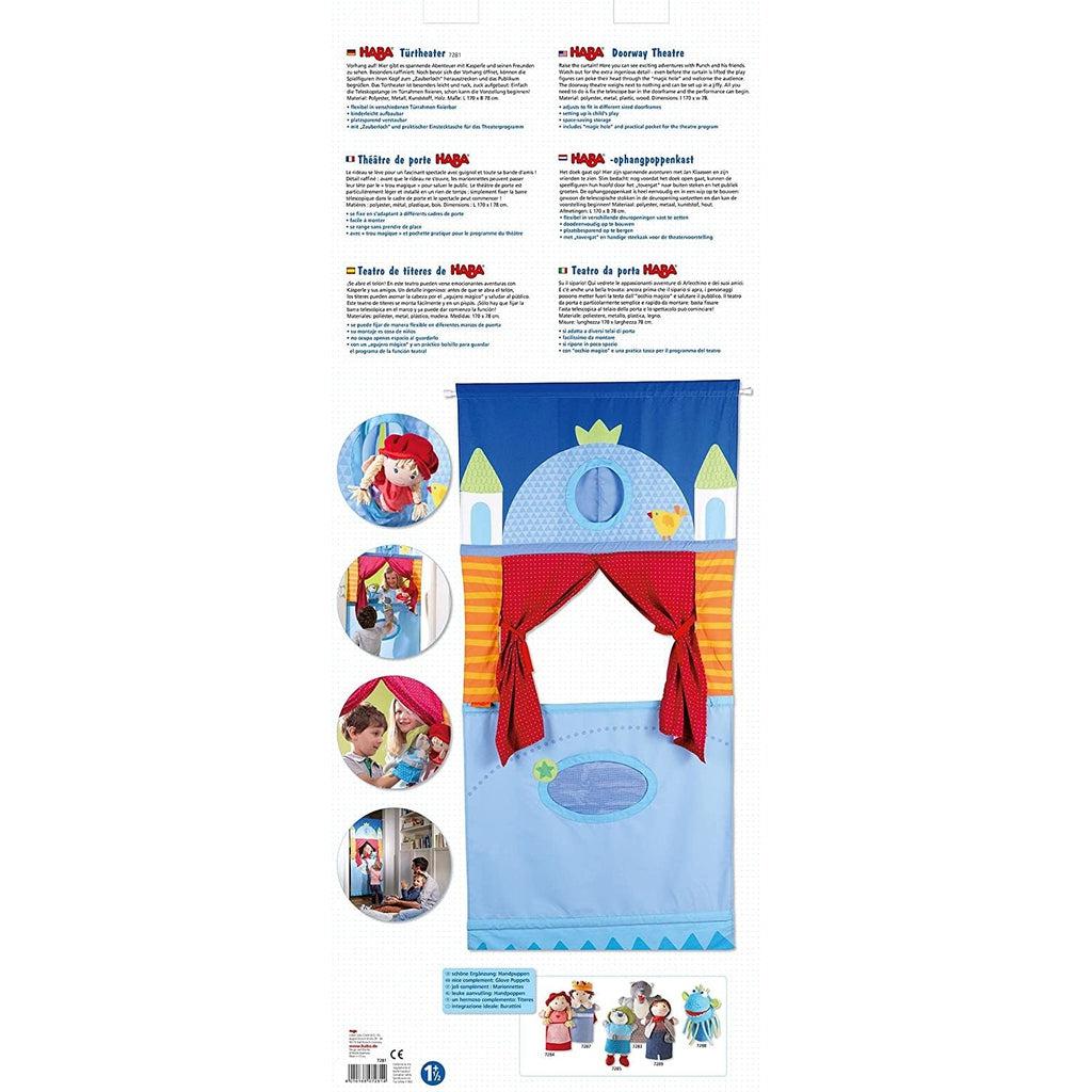Doorway Puppet Theater-Haba-The Red Balloon Toy Store