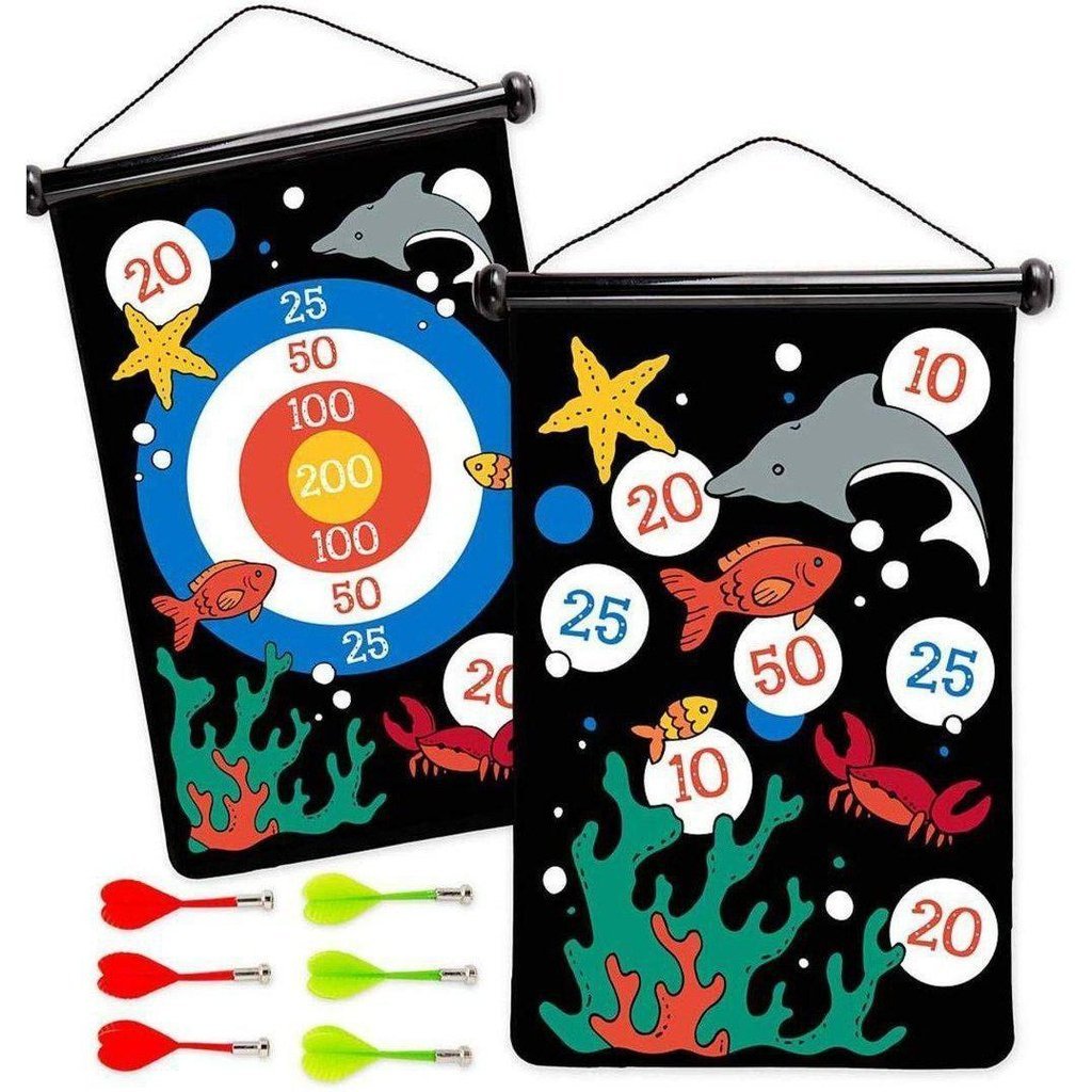 Double-Sided Magnetic Target Game - Sealife-HearthSong-The Red Balloon Toy Store