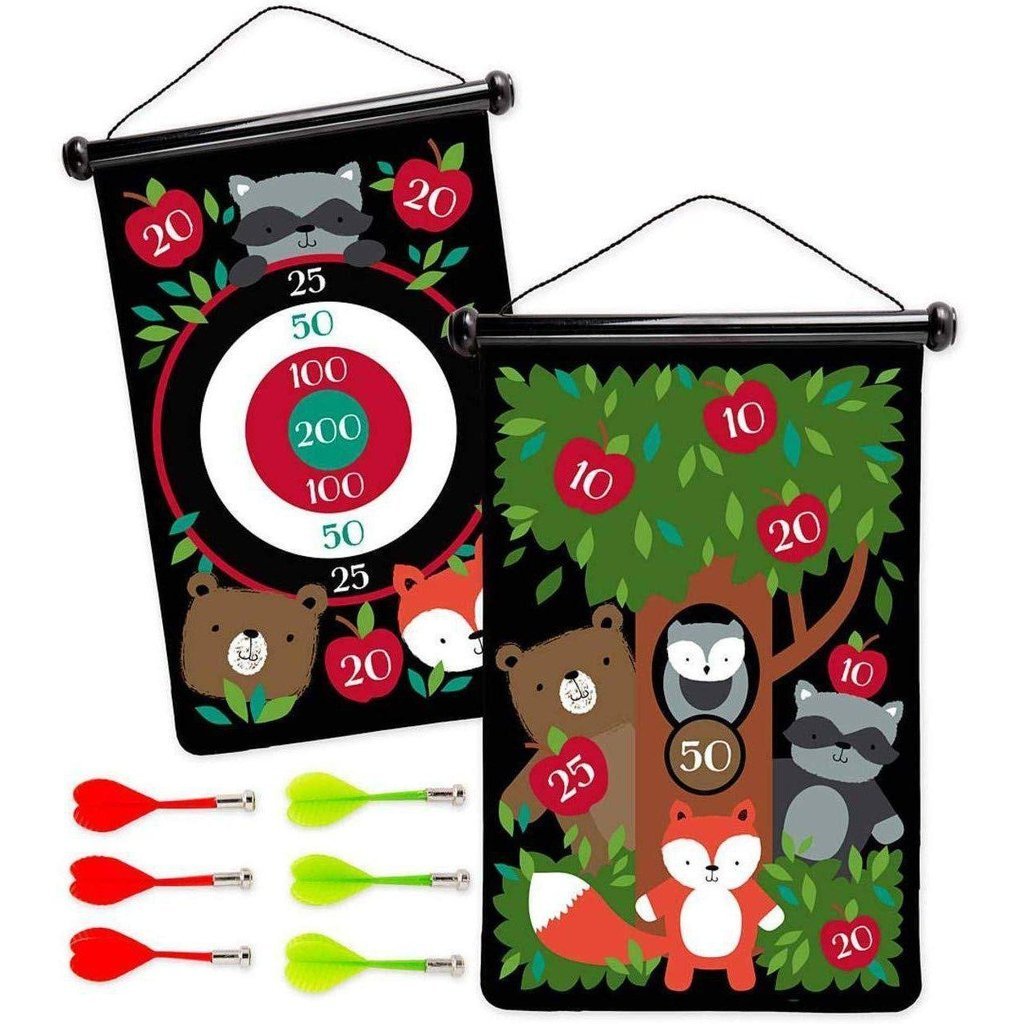 Double-Sided Magnetic Target Game - Woodland-HearthSong-The Red Balloon Toy Store