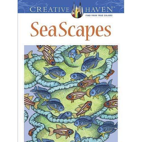 Dover Publications Creative Haven SeaScapes Coloring Book-Dover Publications-The Red Balloon Toy Store