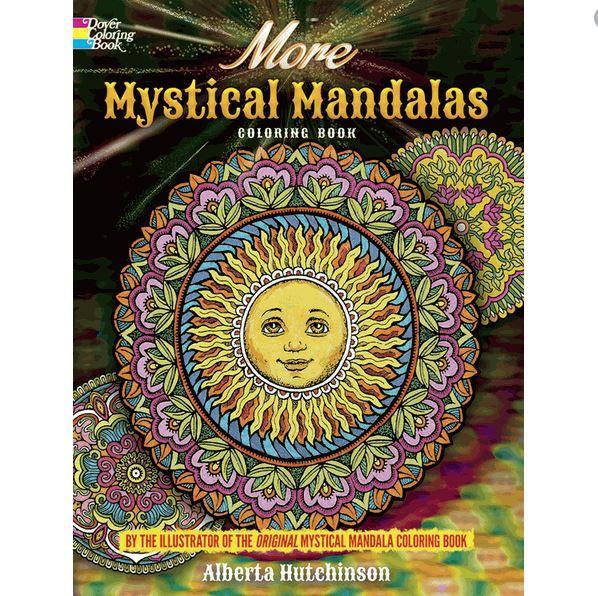 Dover Publications More Mystical Mandalas Coloring Book: by the Illustrator of the Original Mystical Mandala Coloring Book-Dover Publications-The Red Balloon Toy Store