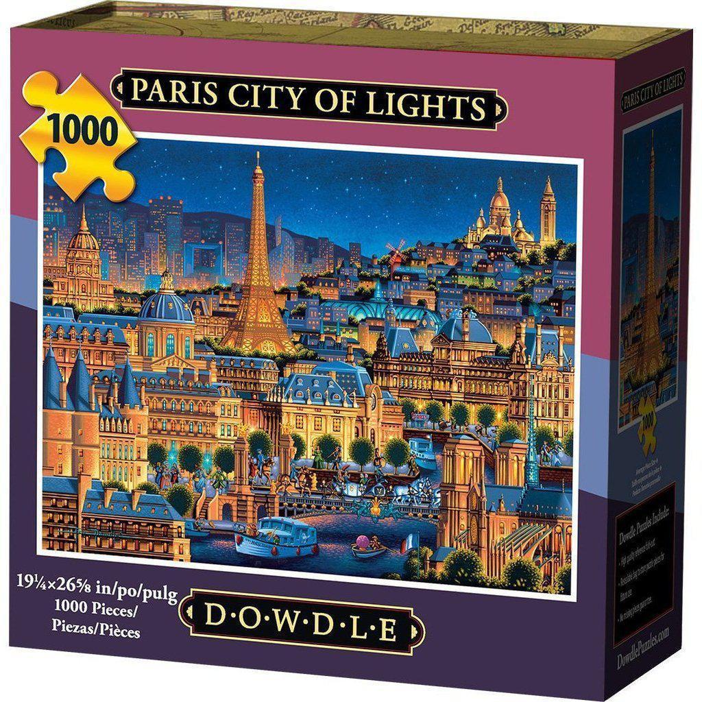 Dowdle Folk Art Paris City of Lights Jigsaw puzzle 1000 pc(s)-Dowdle Folk Art-The Red Balloon Toy Store