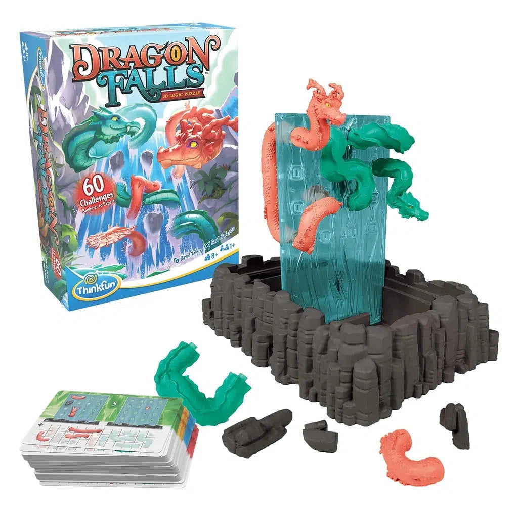 Dragon Falls - 3D Logic Puzzle-ThinkFun-The Red Balloon Toy Store