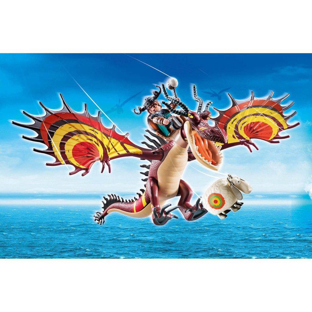 Playmobil Dragons Dragon Racing: Snotlout and Hookfang - 70731 – The Red  Balloon Toy Store