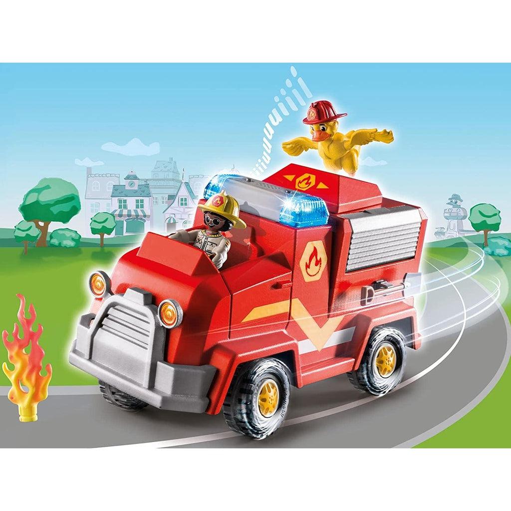 Duck On Call - Fire Brigade Emergency Vehicle-Playmobil-The Red Balloon Toy Store