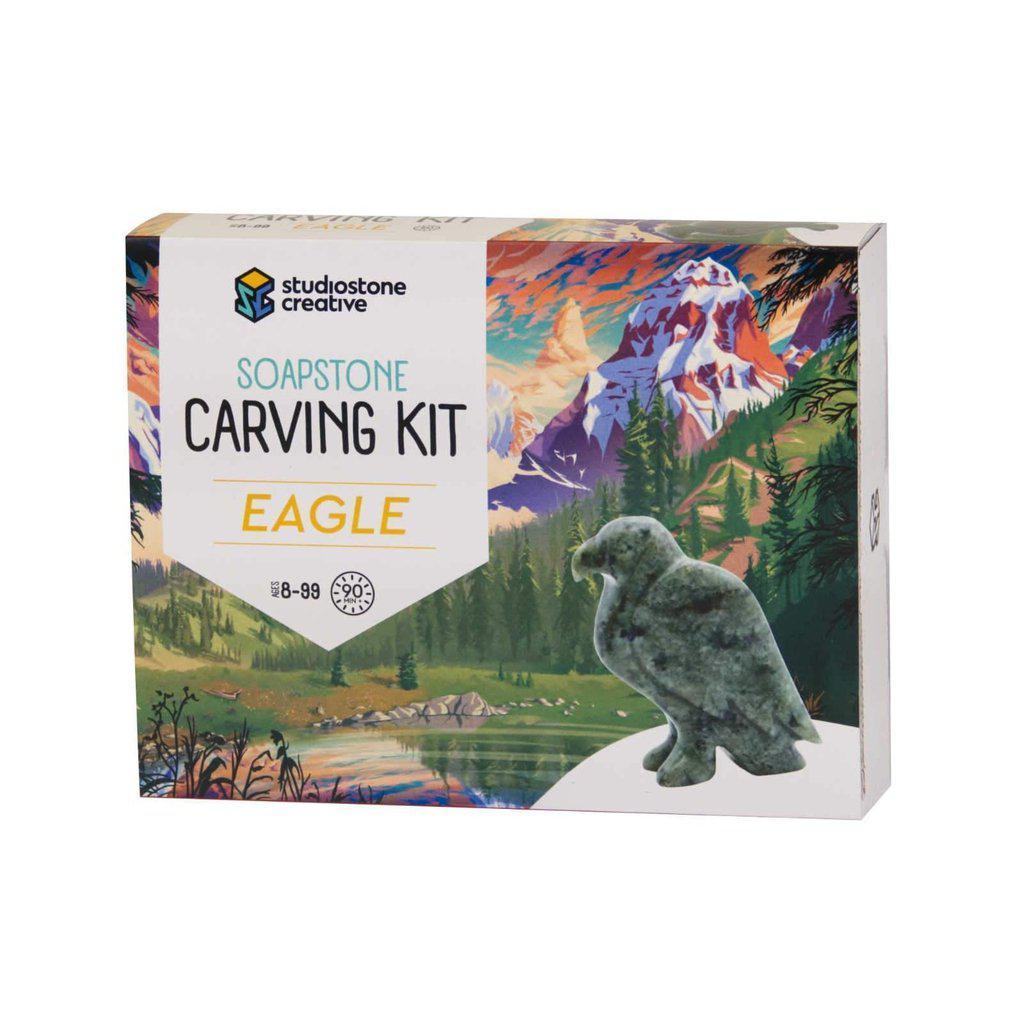 Eagle Soapstone Carving Kit-Studiostone-The Red Balloon Toy Store