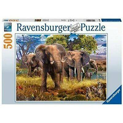 Elephants 500pc-Ravensburger-The Red Balloon Toy Store