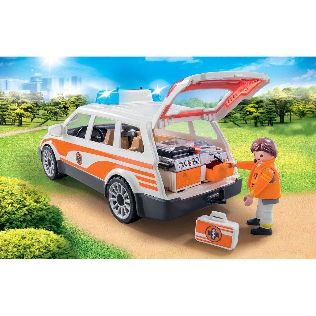 Emergency Car with Siren-Playmobil-The Red Balloon Toy Store