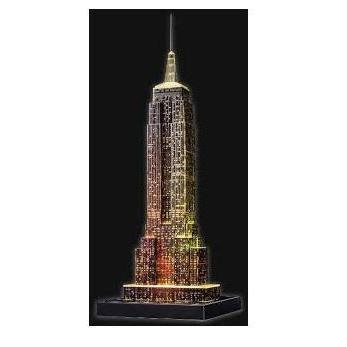 Empire State Building at Night 3D Puzzle-Ravensburger-The Red Balloon Toy Store