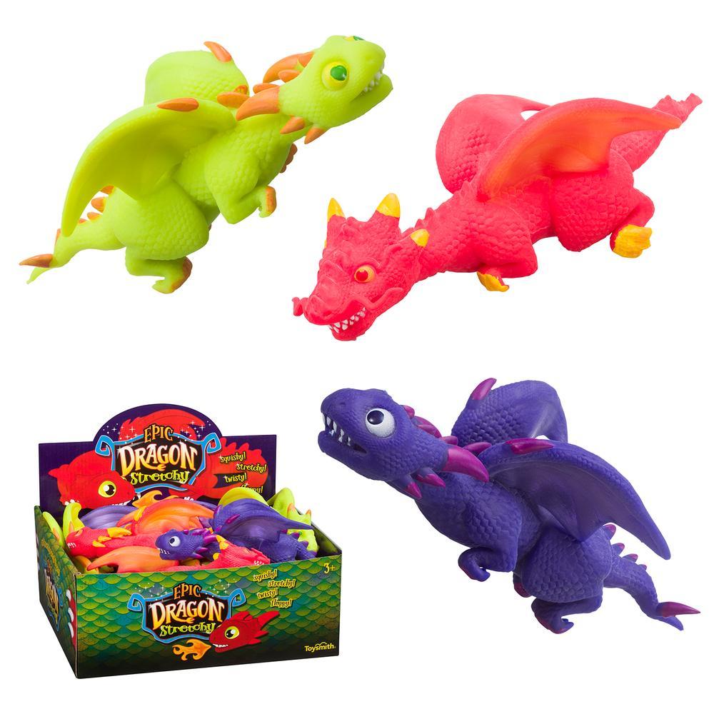 Epic Stretchy Dragon Assorted-Toysmith-The Red Balloon Toy Store