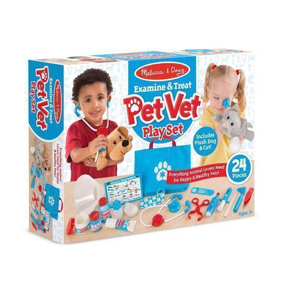 Examine & Treat Pet Vet Play Set-Melissa & Doug-The Red Balloon Toy Store