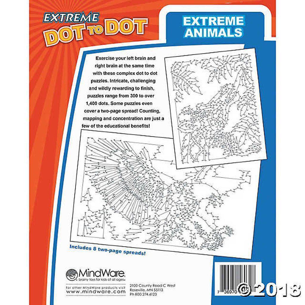 Extreme Dot to Dot: Extreme Animals-MindWare-The Red Balloon Toy Store
