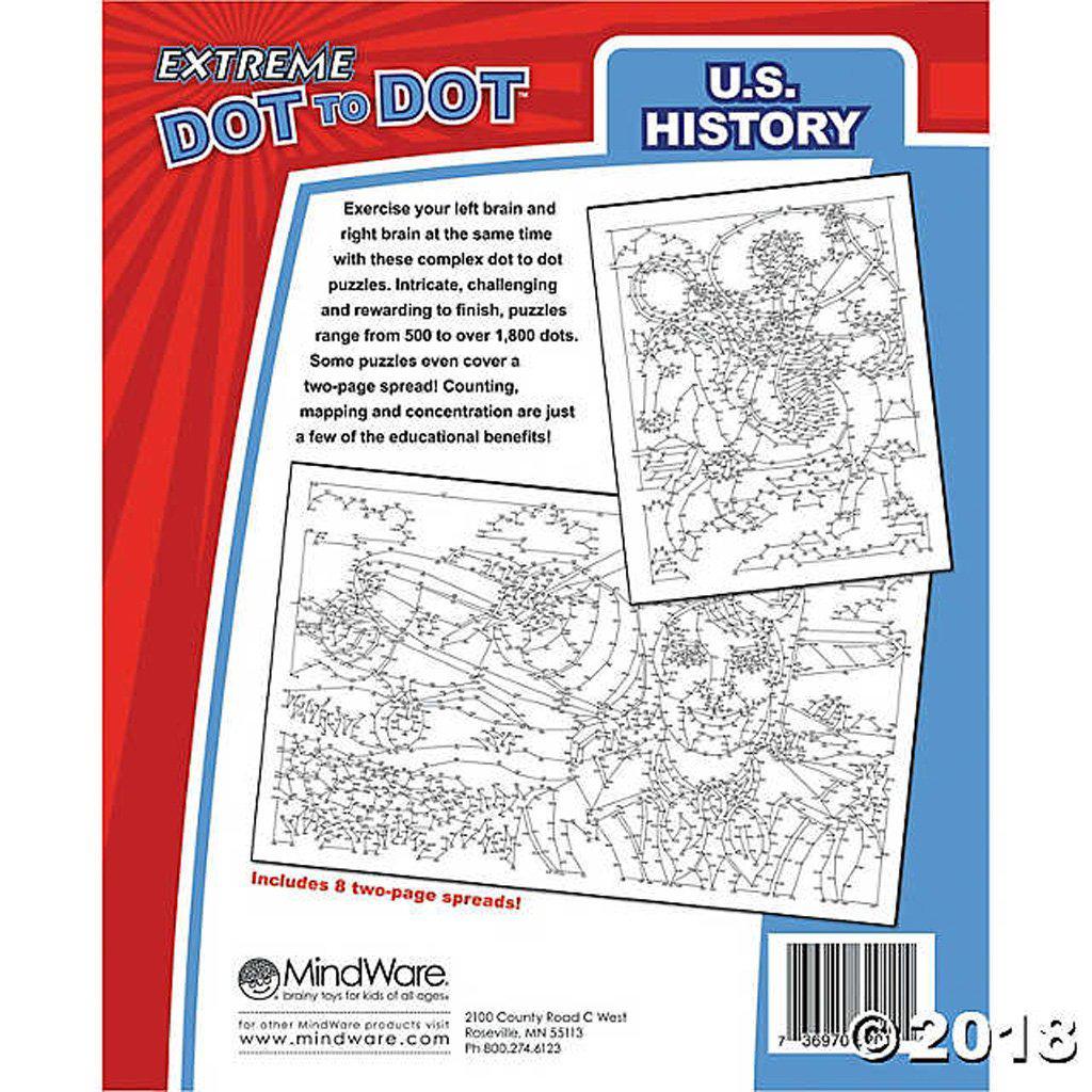 Extreme Dot to Dot: U.S. History-MindWare-The Red Balloon Toy Store