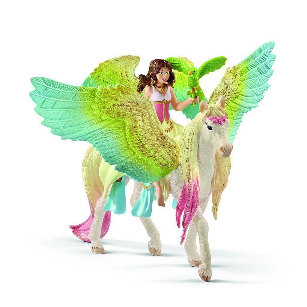 Fairy Surah with Glitter Pegasus-Schleich-The Red Balloon Toy Store