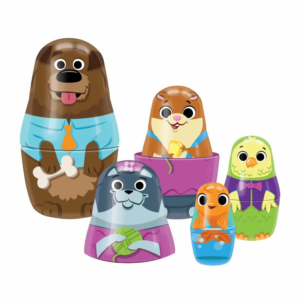 Family Pets Tin Nesting Dolls-Schylling-The Red Balloon Toy Store