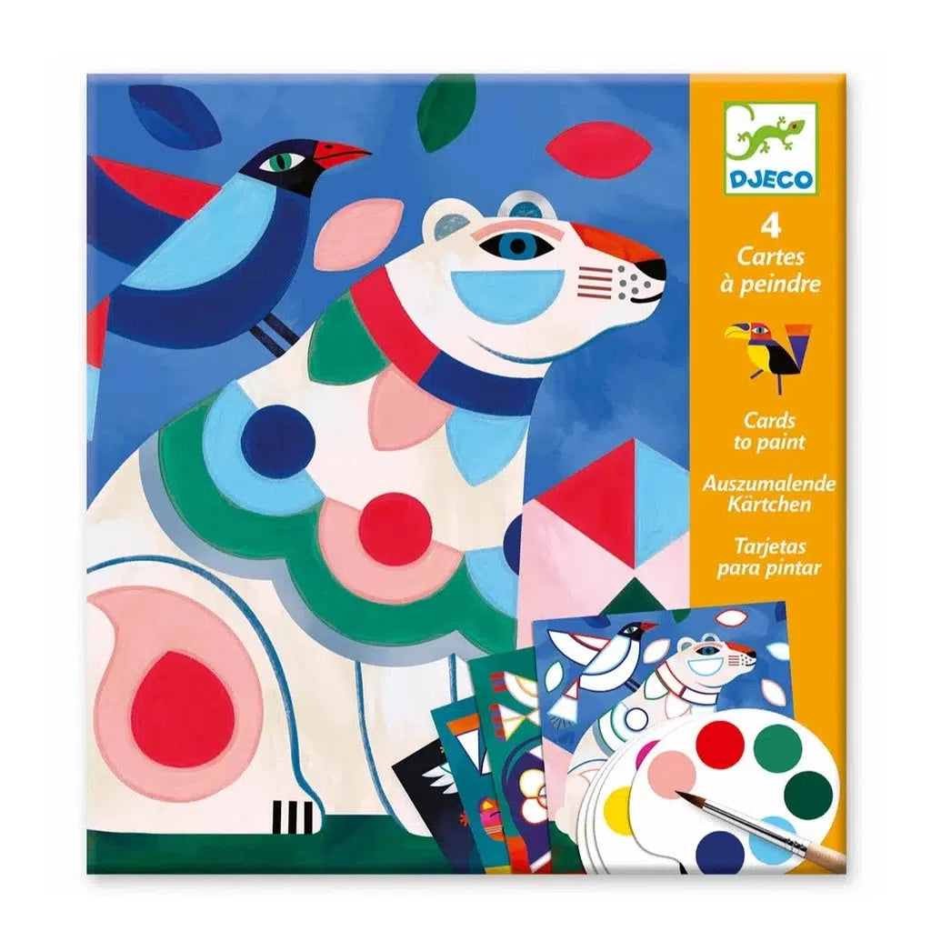 Fanciful Bestiary Surprise Watercolor Set-Djeco-The Red Balloon Toy Store