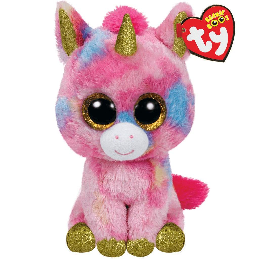 Fantasia - Small Multicolor Unicorn-Ty-The Red Balloon Toy Store