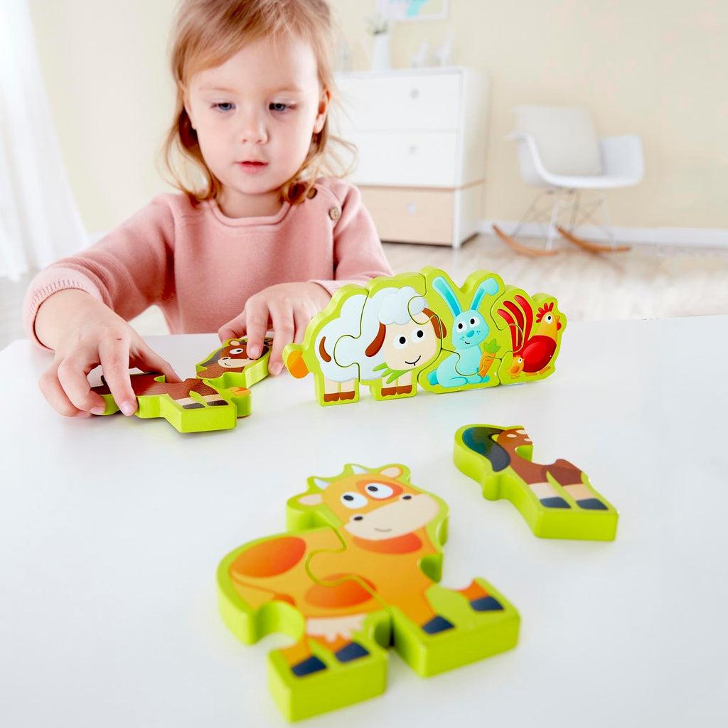 Farm Animal Puzzle-Hape-The Red Balloon Toy Store
