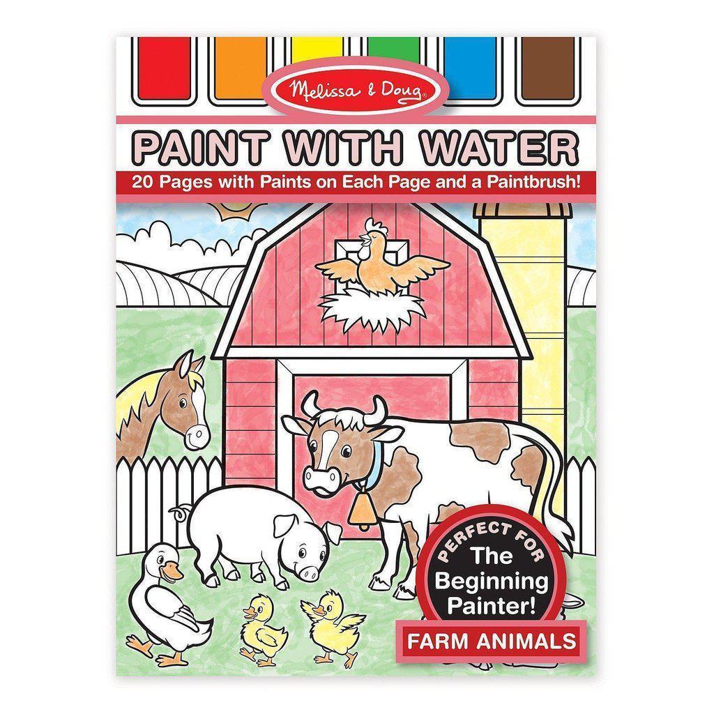 Paint with Water - Farm Animals-Melissa & Doug-The Red Balloon Toy Store