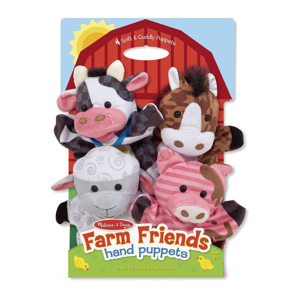 Farm Friends Hand Puppets-Melissa & Doug-The Red Balloon Toy Store