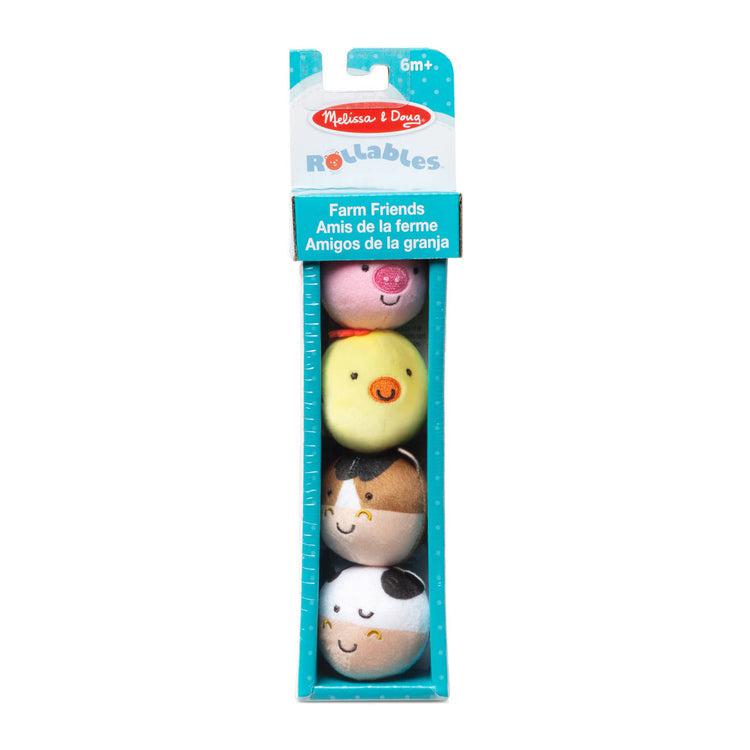 Farm Friends Rollables in Packaging | Includes Pig, Chicken, Horse, and Cow