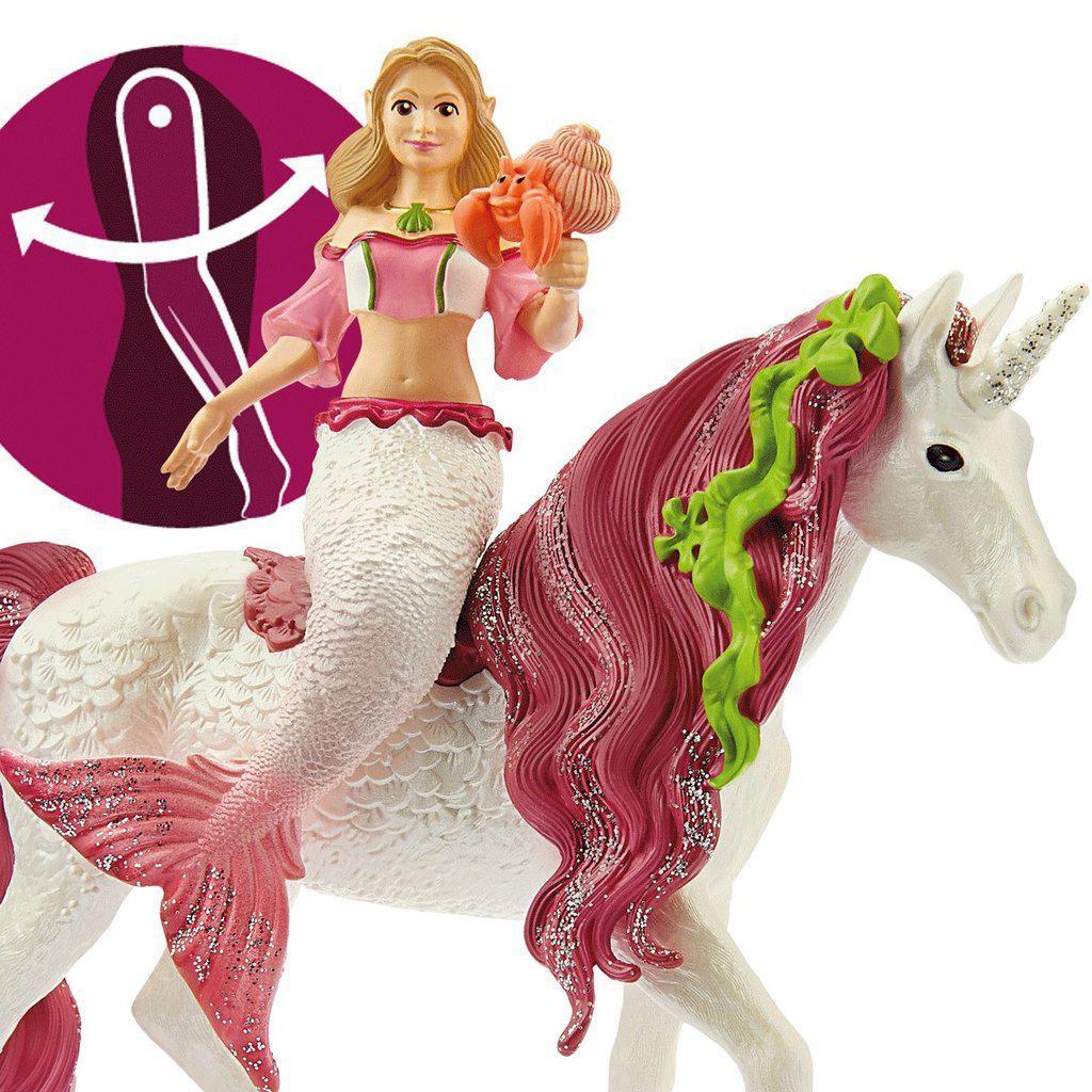 Farm Life Mermaid Feya on underwater unicorn-Schleich-The Red Balloon Toy Store
