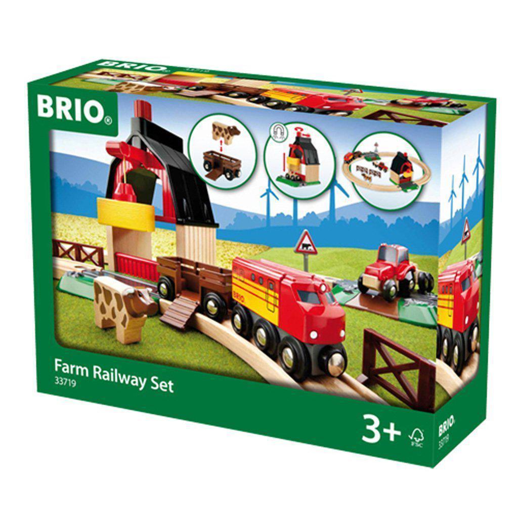 Farm Railway Set-Brio-The Red Balloon Toy Store