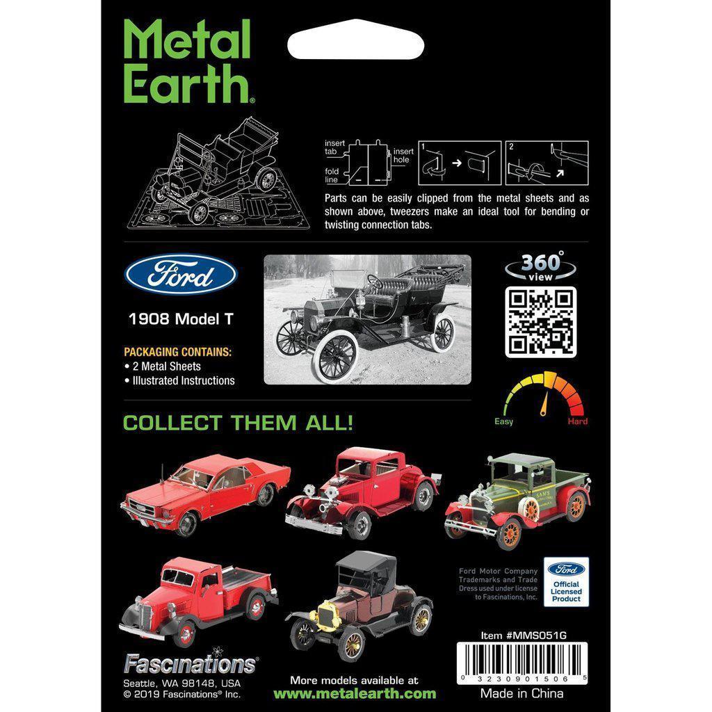 Fascinations Metal Earth 1908 Ford Model T (Dark Green)-Metal Earth-The Red Balloon Toy Store